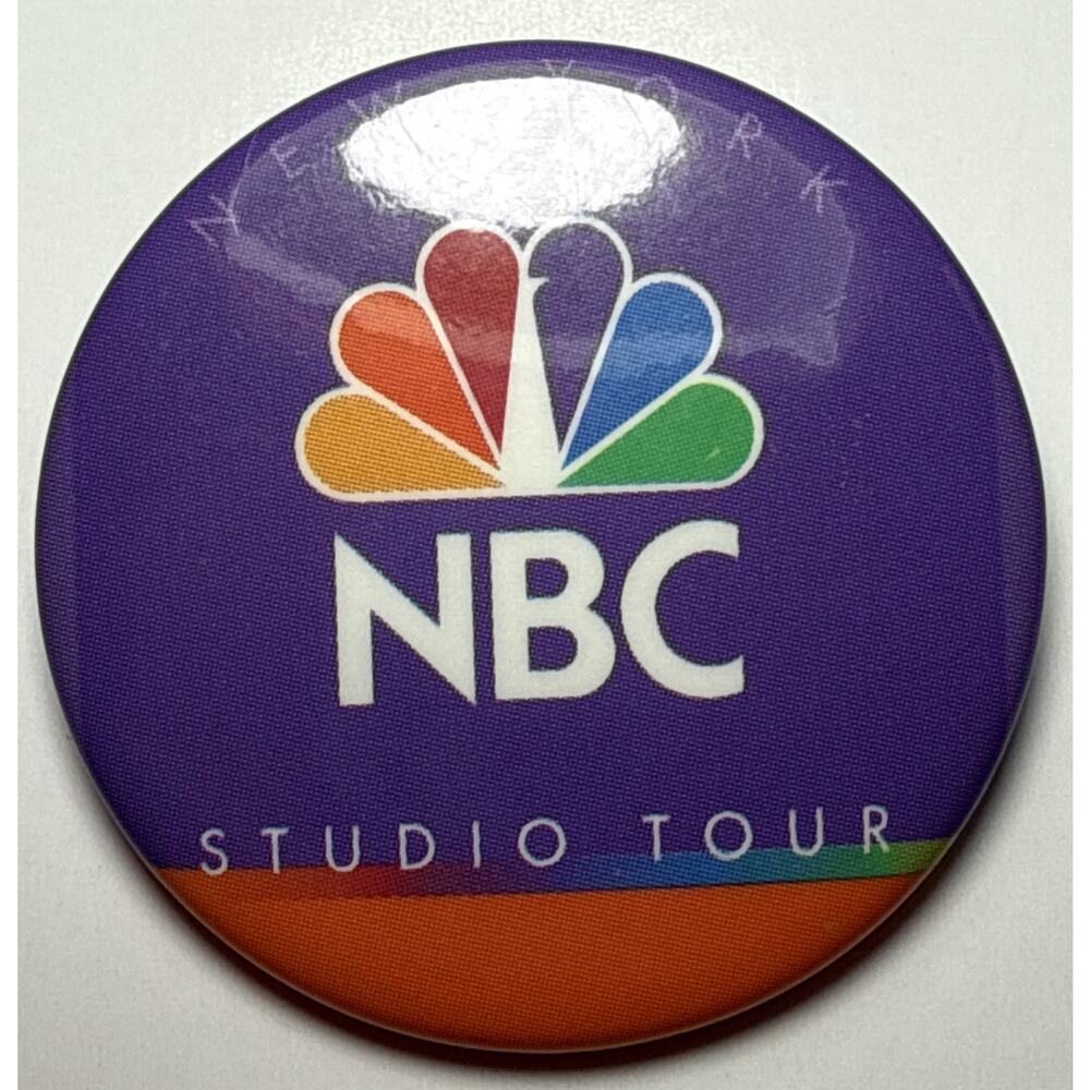 Vintage NBC Studio Tour New York 1.75" Pinback Button PB146